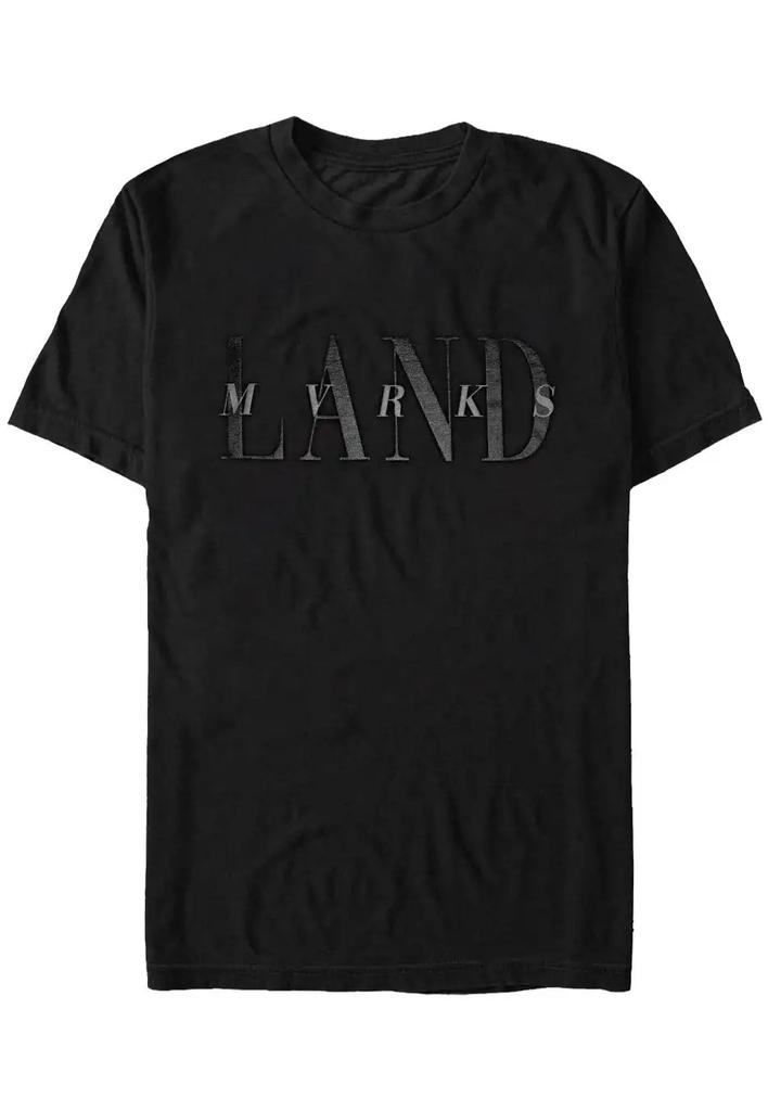 Metalcoreová kapela Landmvrks Módní doplňky Potisk Tričko Pánské Dámské Kulatý výstřih Bavlněné Tričko Volné Ležérní Oversized High-street Top