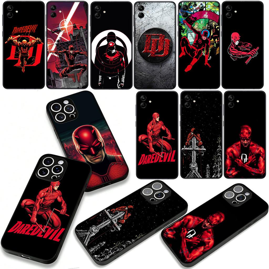 Daredevil Marvel Wallpaper Cover Phone Case for Samsung Galaxy S25 S23 S22 S24 FE Ultra Plus A56 A05 A06 A15 A16 A57 S7 Edge