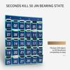 Numbered Pocket Charts Mount Over the Door Organizer Homeschool Supplies Storage Bag with 4 Hooks for Cell Phones 30/36 Cells