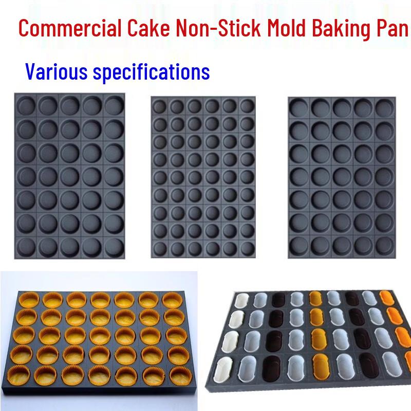 Non-stick 40-Cavity Round Cake Baking Mold
