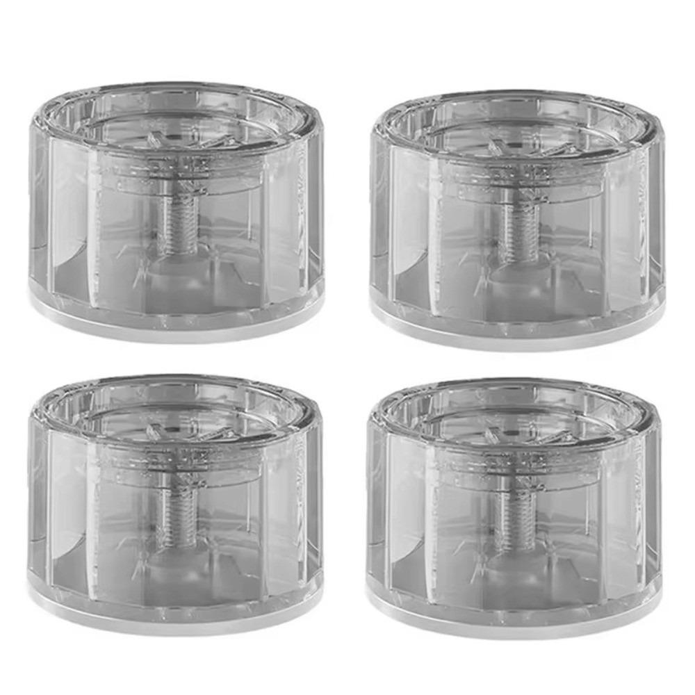 4Pcs Anti Slip Washing Machine Foot Pad Furniture Dampers Stand Washing Machine Refrigerator прозрачный