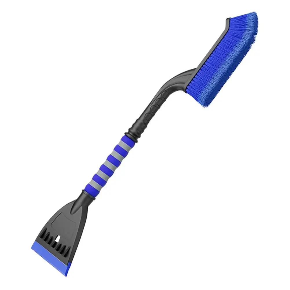 

2 in 1 Extendable Car Snow Cleaning Shovel Ice Scraper Brush Brushes Clean Windshield Auto Snow Tool Window Glass Remover B X5L8