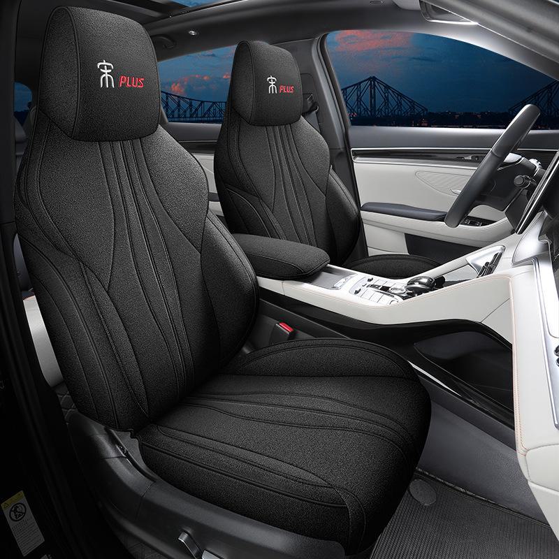 Four-Season Linen Car Seat Cushion for BYD Song PLUS