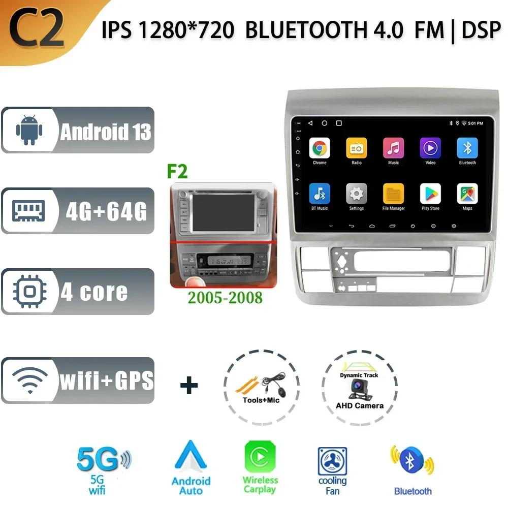 Android Auto For Toyota Alphard 2003 -2007 Car Radio Stereo Unit Multimedia Android 13 Video Player 4G Wifi GPS Wireless Carplay