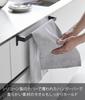 Yamazaki Sangyo kitchen towel hanger bar wide black x x H5cm Tower Towel rack Towel hanger 1811 (Yamazaki) Anti-slip W35.5 D5.3-8.5