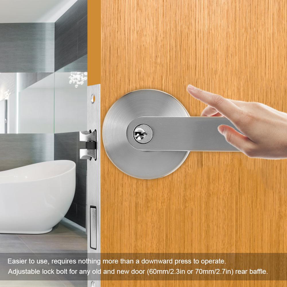Modern Handle Door Lock Universal Door Entrance Lever for Bedroom Bathroom