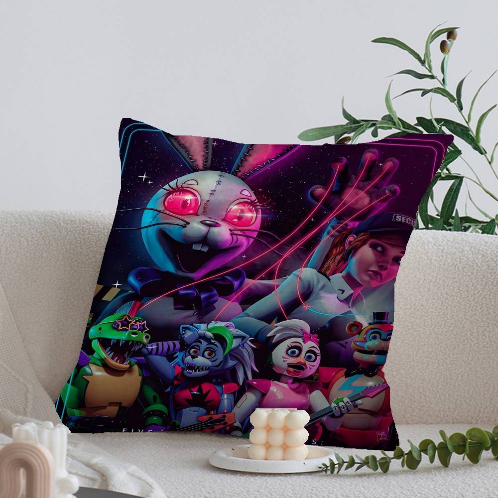 

FNAF П ять ночей у Фредді Подушка Подарунок Домашній Офіс Декоративна Подушка Спальня Диван Автомобільна Наволочка 16x16Inch