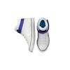 Converse Pro Blaze Strap Casual Durable High-Top Skate Shoes Kids Sneakers Silver Gray 672123C