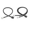 4PIN Black Mainboard Fan Cable Y Splitter PWM Fan Cable Line Computer PC Fan Power Extension Cable Adapter Cable