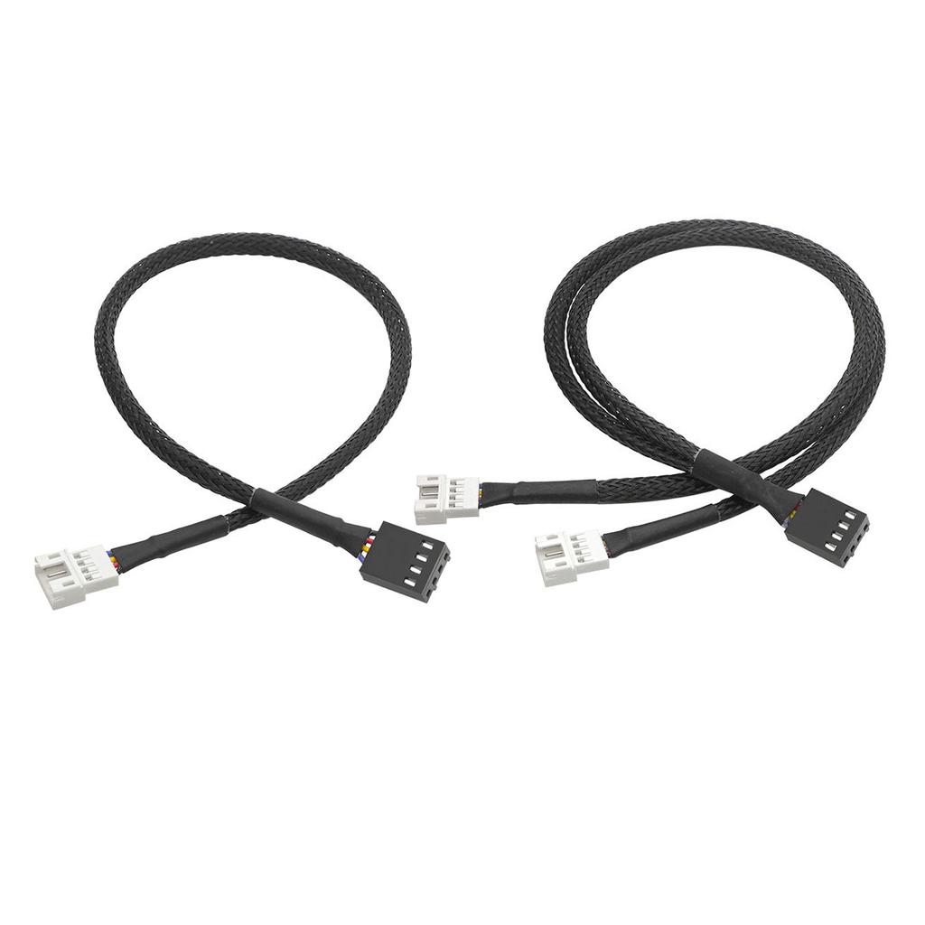 4PIN Black Mainboard Fan Cable Y Splitter PWM Fan Cable Line Computer PC Fan Power Extension Cable Adapter Cable