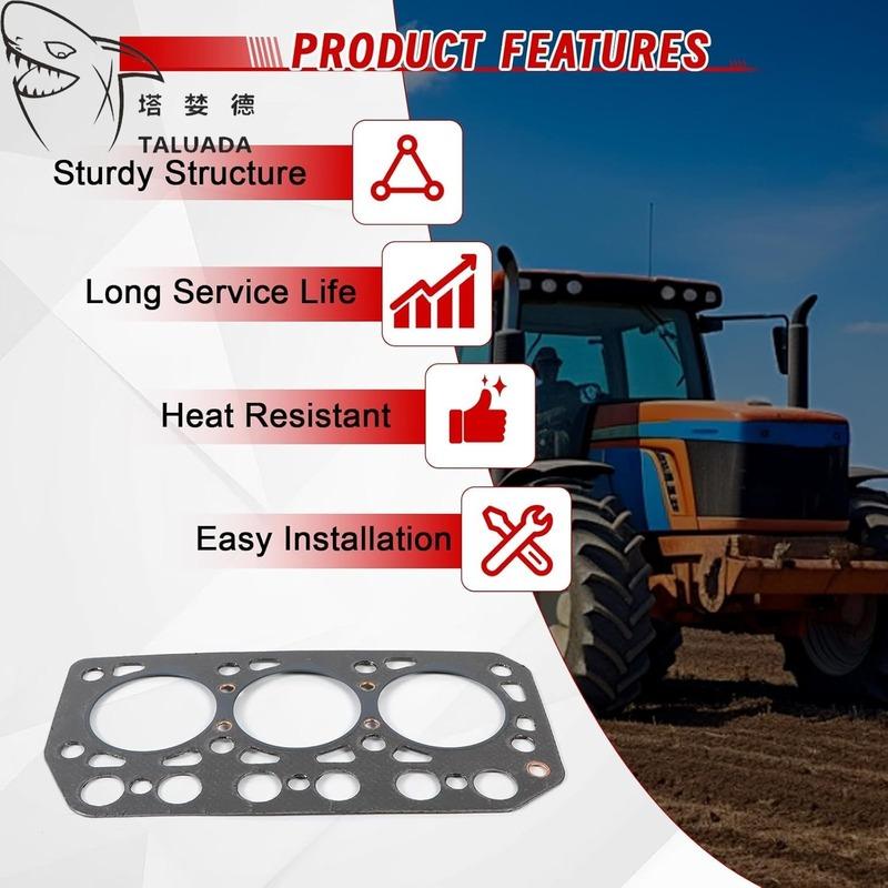Cylinder Head Gasket MM409815 MM434005 1PC Engine Cylinder Gasket For K3D K3E K3F Engine S245 S255 Tractor MS02M Excavator