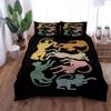 Leaping Leopard Dots Bedding Set Single Twin Double Queen King Cal King Size Bed Linen Set