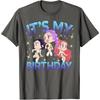 Kpop Dämonenjäger Geburtstag Chibi Gruppe T-Shirt | Trendige Fanbekleidung für Erwachsene