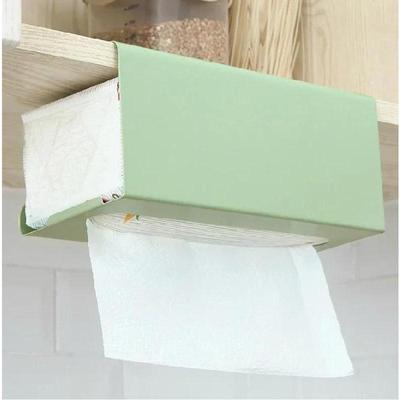 Creative Cabinets Hanging Paper Towel Rack Paper Rack Wrought Iron Free Punching Tissue Box Kitchen Paper Towel
