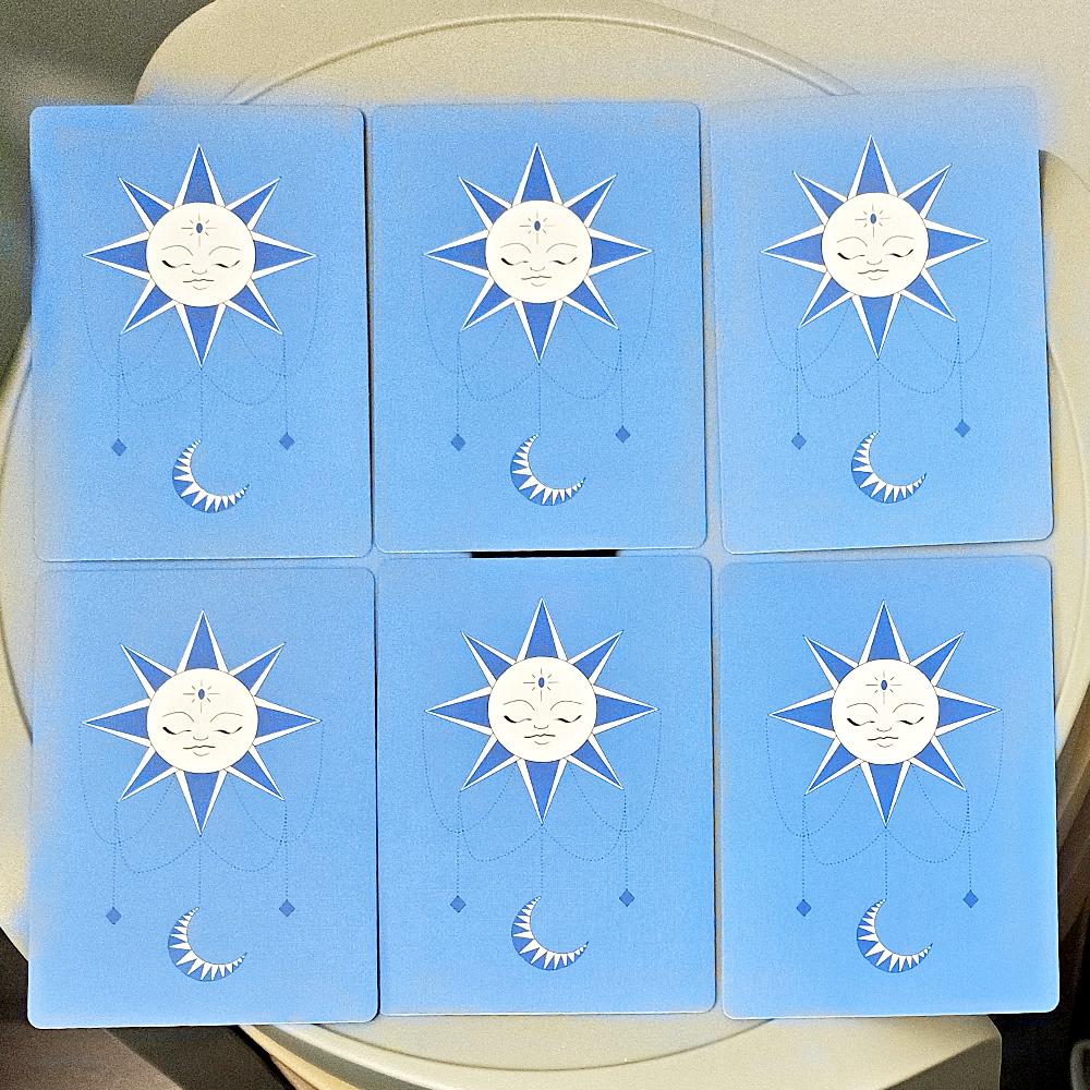 42 Pcs Vidas Anteriores Oracle Cards 10.5*7.5cm Spanish Edition, Past Lives Deck for Karma Soul Healing Double-Sided Embossed