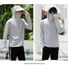New 2026 Men's Summer Ice Silk Sunscreen Jacket, UV Protection, Outdoor Thin Breathable Lightweight Sunscreen Clothing