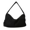 Stylish Black Casual Tote Bag For Women Simple Design Versatile Crossbody Purse