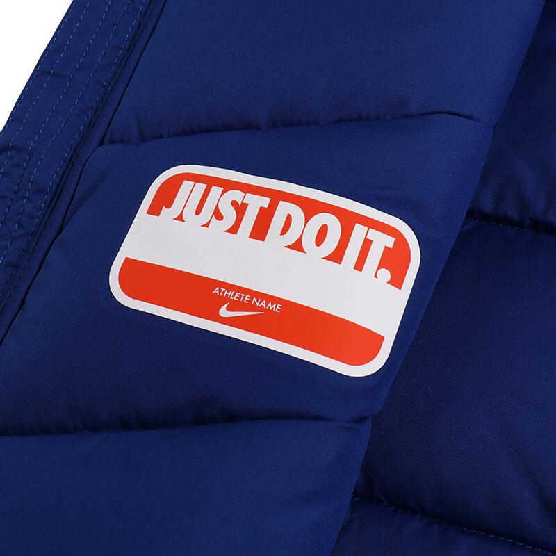 Nike Cotton Hooded Jacket Sports Casual Kids Jackets Blue Yellow 3Z2B7FEXT-WAR