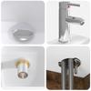 Bathroom Furniture Set 4 pcs Smoked Oak