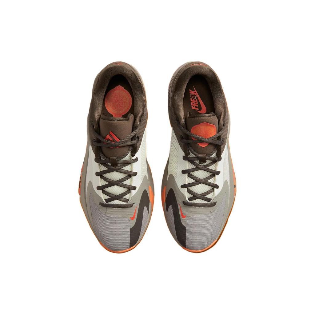 Nike Zoom Freak 4 Letter Bros Herren Sneaker Braun Ironstone Orange-Trance DJ6149-003