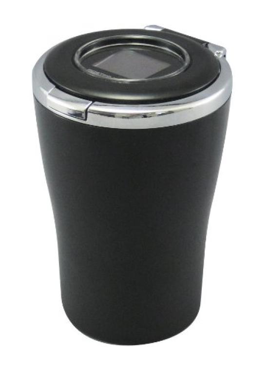 Tsuchiya Yac Car Useful Ashtray, Ash, Black, PZ-482