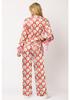2024 New Women's European & American Print Pajama Suit