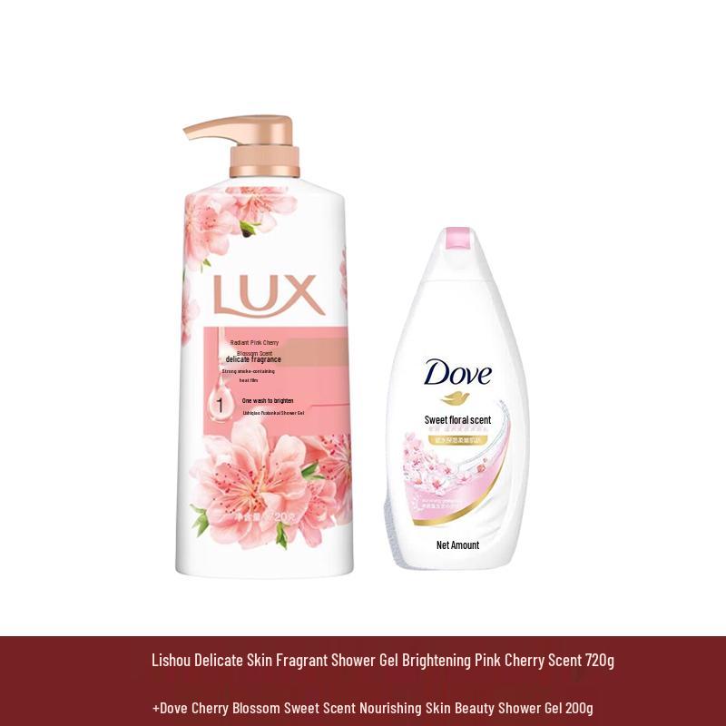 Гель для душа Lux Розовый Цветок Вишни Двойная Упаковка
