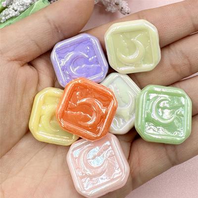 7 szt. 23*22,5 mm Cloud Moon Beads DIY Biżuteria Making Akrylowe Ręcznie Robione Materiały Modne DIY Akcesoria Do Biżuterii Do Włosów