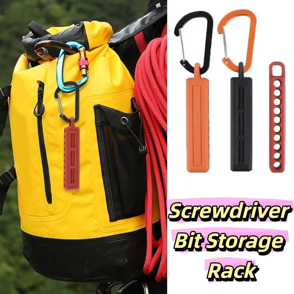 Plastic Case Hex Shank Screwdriver Bit Holder 10 Holes Drill Bits Storage Case Professional Use