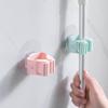 No-Drill Adhesive Mop and Broom Holder - Wall Mount Clip