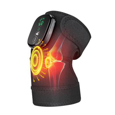 Masseur Chauffant Électrique pour Genou 3-en-1 Chauffage des Articulations de la Jambe Massage Vibratoire Chauffant Coude Épaule Support Genouillères Physiques