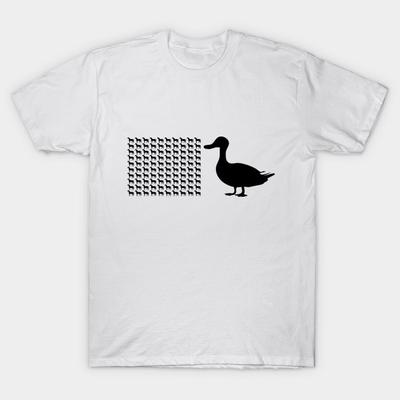 T-shirt Femme 100 Chevaux de la Taille d'un Canard Ou 1 Canard de la Taille d'un Cheval Imprimé Harajuku Kawaii T-shirt Été Manches Courtes T-shirt Femme Haut