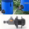 PVC/IBC Water Barrel Adapter, Durable Water Tank Adapter with Valve, Quick Installation Rainwater Collection Connector Kit