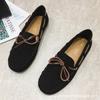 Fashion Spring Soft Soled Suede Lace Up Women's Casual Shoes Are Soft Lightweight Comfortable for Walking Simple Versatile Women's Shoes