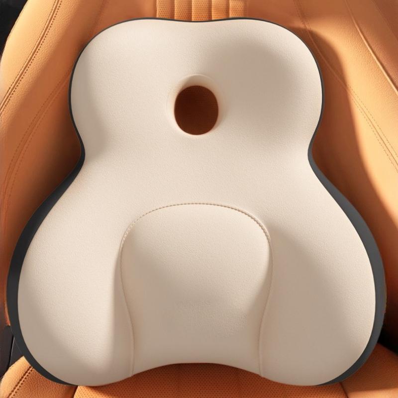 Ergonomic Universal Car Lumbar Support Pillow Memory Foam Back Waist Cushion Pillow Driver Vehicles Seat Comfort Driving Support