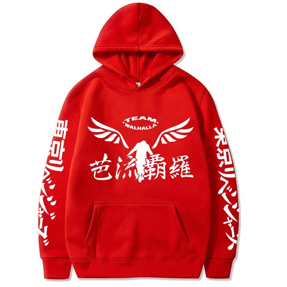 Anime Gambar Valhalla Printed Pullover Unisex Fashion Cosplay Sportswear Casual Streetwear New Tokyo Revengers Anime Hoodie