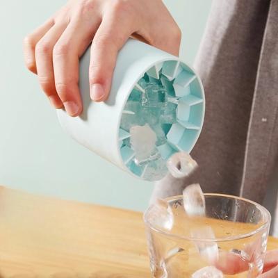 Moule à glaçons cylindrique, Bac à glaçons souple, Tasse à glaçons, Tasse souple, Moule à glaçons en silicone, Moule à glaçons en silicone, Seau à glace