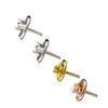 Yabin 925 Silver Butterfly Clasp Brooch Pin - Handmade DIY Accessory 34018
