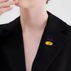 Crystal Little Bee Mini Brooch, Cute and Exquisite Corsage Cardigan Collar Accessory, Summer Anti-glare Clasp Pin