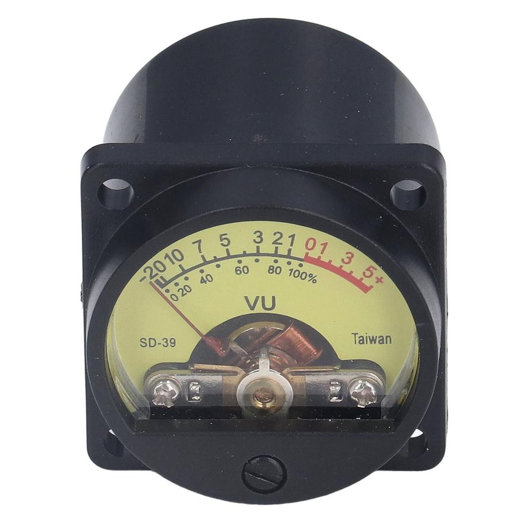 VU Meter Vibration Static Proof Amplifier Volume Level Meter with Backlight for Recording Studio