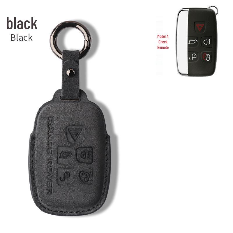 Nubuck Leather Key Case for Range Rover Models (Sport, Evoque, Defender, Discovery Sport, Velar, Freelander)
