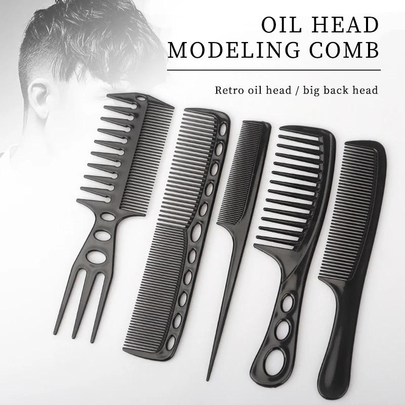 6Pcs/set Professional Hair Cutting Comb Hair Cut Comb High Quality Thicken Barber Salon Hair Style Comb Hairdressing Hairbrush