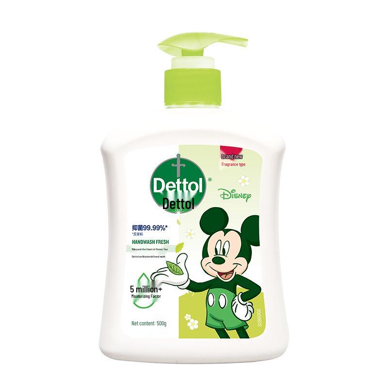 Dettol Antibacterial Hand Wash 500g - Moisturizing & Non-Drying for Children, Students, Adults