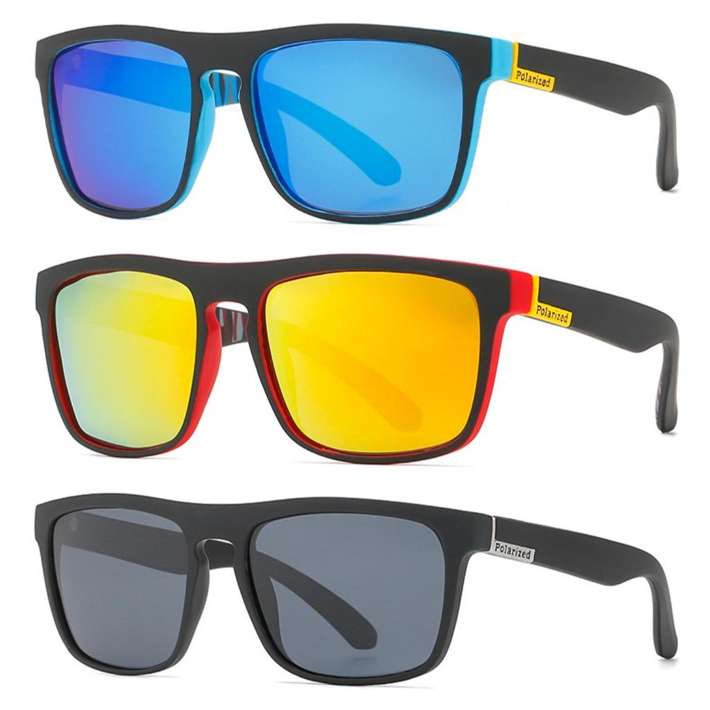 3 PC Polarized Men Women Sunglasses Men's Square Sun Glasses Driving Mens UV400 Eyewear