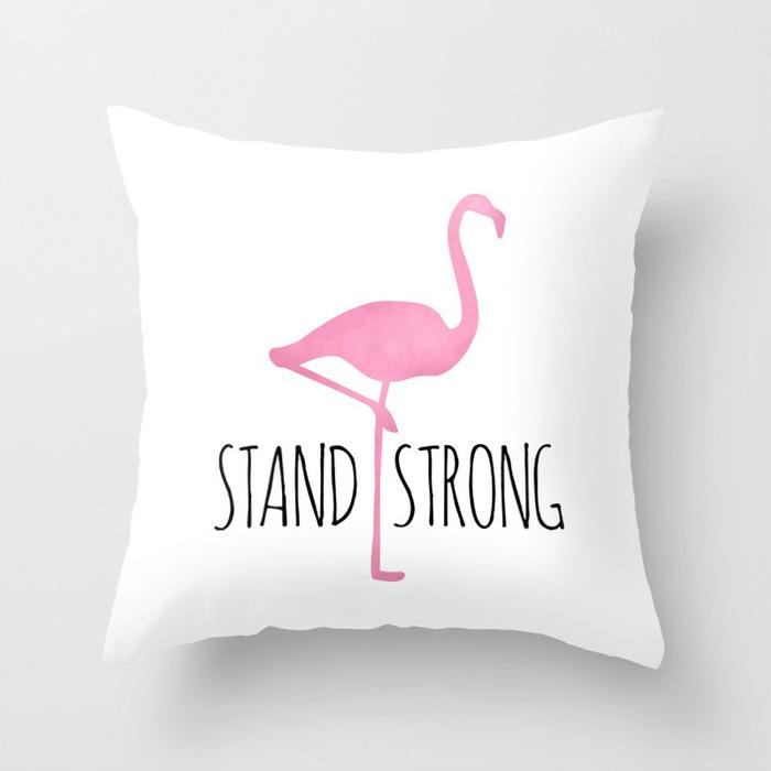 

Nordic Style Flamingo Home Pillow Cover Sofa Car Bedside Cushion Cover 45*45cm
