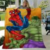 1pc Spider-Man The Hulk Printing Blanket - Soft, All-Season Throw for Office Blanket,  | Personalized Gift with Adorable Cartoon Design