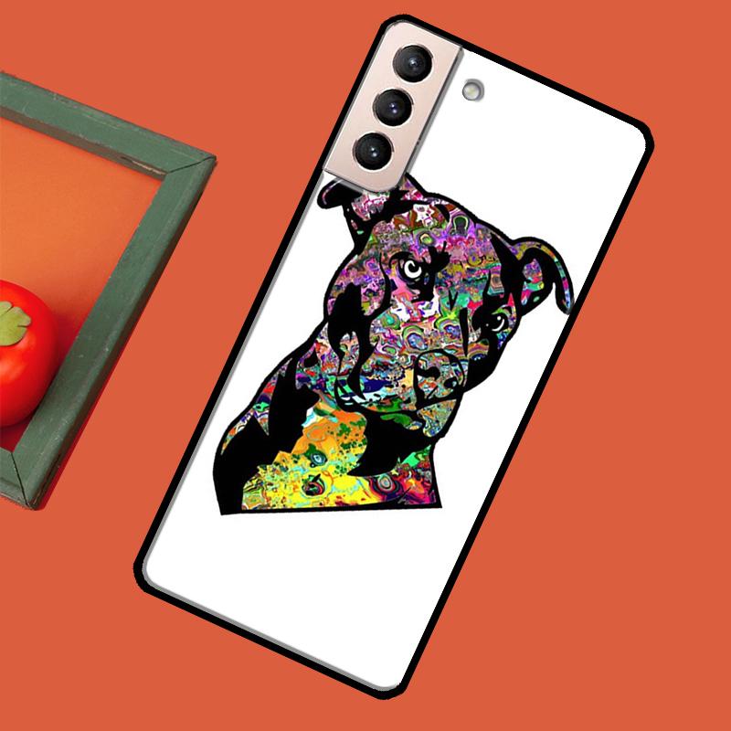 Pit Bull Lovely Pet Dog Pitbull Case For Samsung Galaxy S23 S22 Plus S8 S9 S10 Note 10 Note 20 Ultra S20 FE S21 Ultra Coque