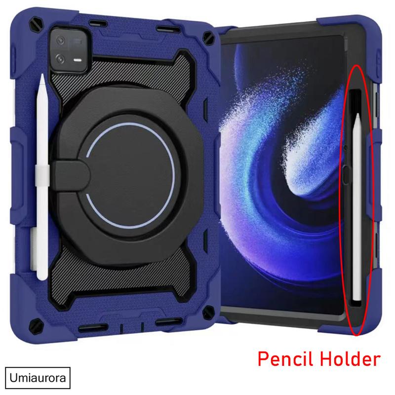 For Xiaomi Redmi Pad2 11 Inch SE 8.7 Pro 12.1 Pad 6 7 8 11.2 6S 7S Pro 12.5 Heavy Duty Rugged Tablet Case Stand Shockproof Funda