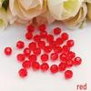Transparent 6MM Faceted Acrylic Beads for DIY Crystal-Like Ornaments and Curtains