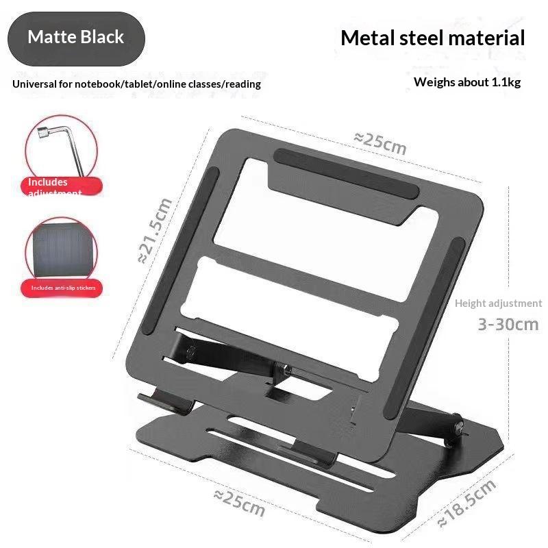 Laptop Stand Tablet Holder 360° Rotating Height Adjustable Metal Laptop Stand Portable Lightweight